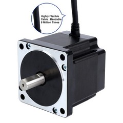 STEPPERONLINE 4.8/8/12Nm 6A Φ14mm Nema 34 Stepper Motor & Driver Stepper CNC Kit