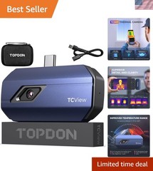 TC001 High-Resolution Thermal Camera – 9 Color Palettes for Enhanced Clarity