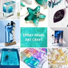 Crystal Clear Epoxy Resin Kit 16oz – High-Gloss Self-Leveling Food-Safe