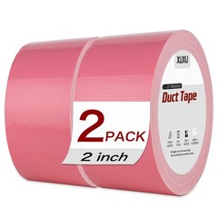 Pink Duct Tape 2 Pack Heavy Duty Waterproof Repair 40 Yards x 2 Inch