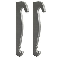 2pcs Steel Quick Attach Bracket 1-1/2″ For Cat Fusion Coupler Loader mounts