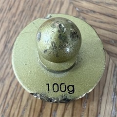 100g Brass Calibration Weight for Physical Laboratory – Medical, Dental