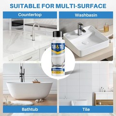 Tub and Tile Paint, 1.7 oz Paint for Fl Oz (Pack of 1), ‎White