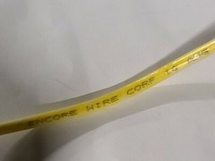 Encore #10awg 19 Stranded THHN/THWN-2/MTW Building Wire Yellow /100ft