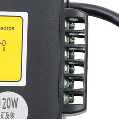 Worm Gear Motor with Speed Controller 120W 110V 80K 18RPM CW/CCW 14mm Shaft