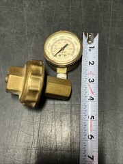 Brass Pressure Gauge 0-4000 PSI And 0-280 KSC Made In USA