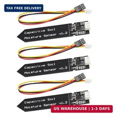 3PCS Capacitive Analog Soil Moisture Sensor 3.3-5.5V Corrosion Resistant Humidit