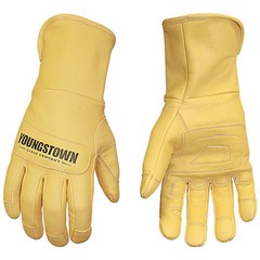 Youngstown Glove Co 11-3245-60-L Leather Gloves, Goatskin, Safety Cuff, Wing