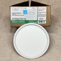 Philips Lightolier 7″ ROUND SURFACE MOUNT27K, 90CRI, 120V MATTE WHITE S7R927K10