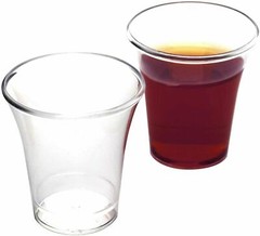 0.5 oz Disposable Clear Plastic Communion Cups Fit Holy Communion Tray