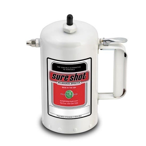 Milwaukee Sure Shot A1000 White Sprayer 32oz Steel Pressure Can NEW USA