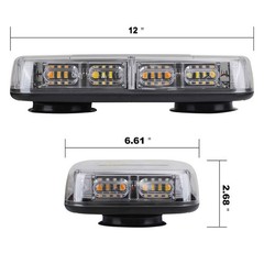 ASPL 48LED Roof Top Strobe Lights, High Visibility Emergency Green/White
