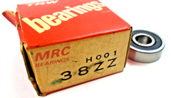 MRC 38ZZ Single Row Ball Bearing – NOS – FREE SHIPPING