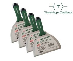 USG Sheetrock 6” High Carbon Steel Pro-Series Drywall Joint Knife (4 Pack)