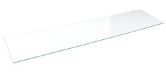 SSWBasics Tempered Glass Shelf – Set of 2 – Stylish & Sturdy Floating Shelves