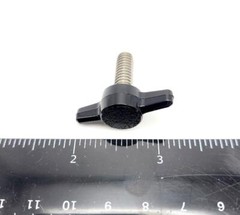 1/4-20 x 3/4″ Clamping Thumb Screw Bolts Black Butterfly Tee Wing Knob 4 Pack