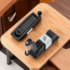 Compression Latch with Lock Trigger Latch Adjustable Grip 0.55″-1.46″, 4 Pack