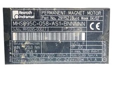 Rexroth MHS095C-058-AS1-BNNNN 291152 Servo Motor + Brake + R1580-4-8087 -used-