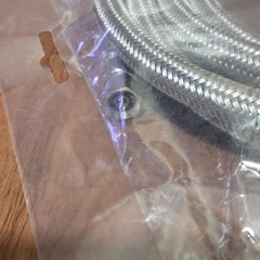 Everbilt 12 ft Polymer Braided Icemaker Water Connector Universal 69013HD NEW