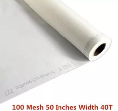 USA Stock 3 Yards Silk Screen Printing Mesh Fabric 100 Mesh /40T