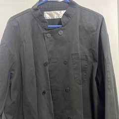 Vintage Dickies Chef Coat Black Long Sleeve Men’s 2XL Black