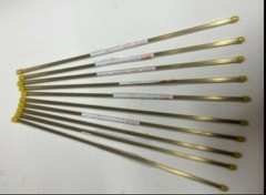 100Pcs Ø0.70-Ø1.40 X400 mm CNC EDM Drilling Electrodes Single Channel Brass Tube