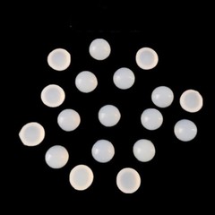 White Solid Silicone Rubber Half Ball Mold Stripping Hemisphere High Temperature