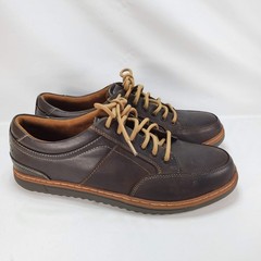 Florsheim Gridley Work FS2600 Safety Toe Oxford Mens 11D Brown Leather ASTM