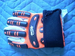JOKER IMPACT RESISTANT GLOVES JESTER SERIES MX 215-M COTTON PALM -SINGLE PAIR-