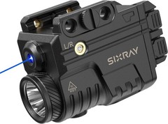 Blue Beam Laser and Flashlight Combo for Pistol, Rail Light
