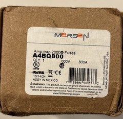 Mersen Ferraz Shawmut Amp-Trap 2000 Fuse A4BQ800 READ