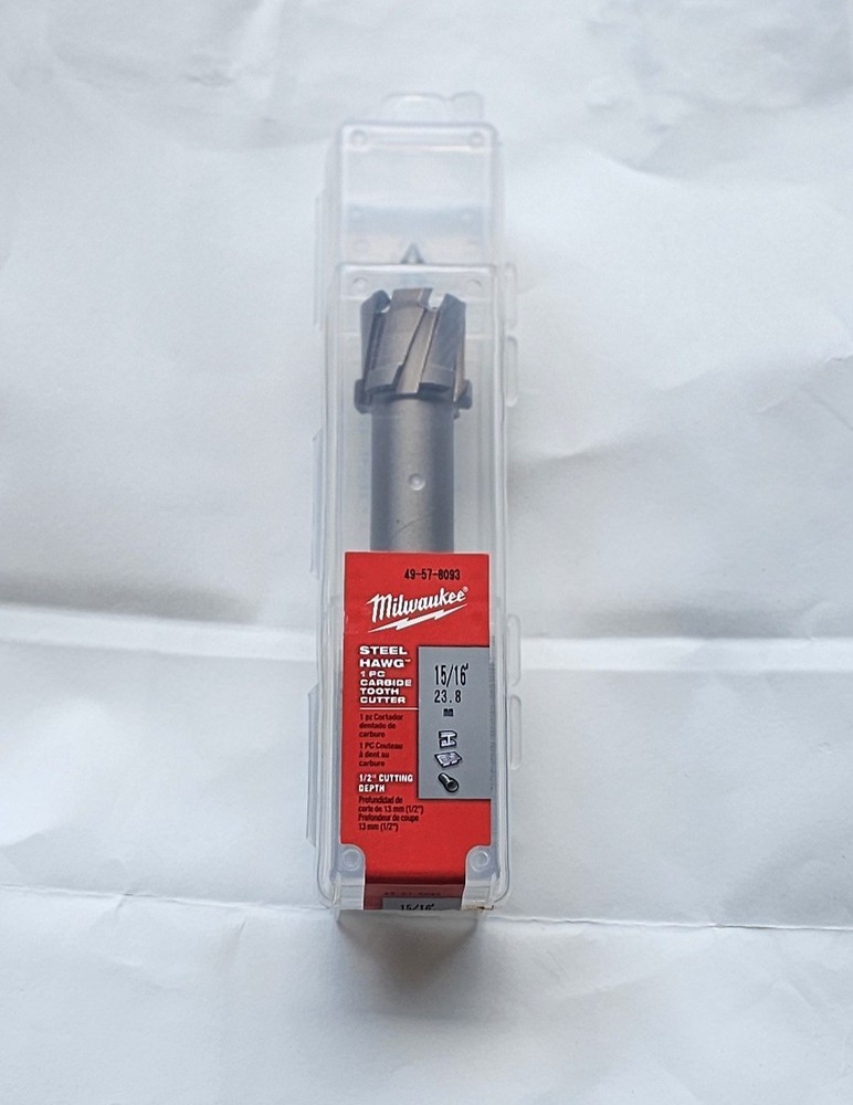 Milwaukee Steel Hawg Carbide Tooth Cutter 15/16 in Carbide Tipped 49-57-8093