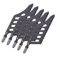 5x Flush Cutting Jigsaw Blade Irregular Curve Saw Blade with Handle for Wood US$