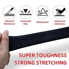 Rubber Grip Tape, Ultra Strong Waterproof Anti Slip Tape with Textured Adhesi…