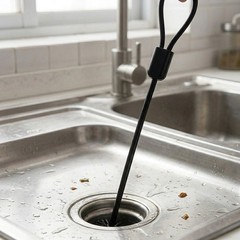 Flexible Drain Pipe Cleaning Brushes 4Pcs 77cm Sink Clog Removers