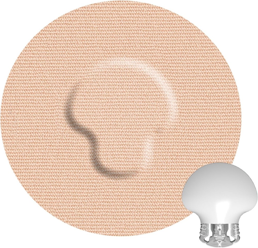 CGM Adhesive Patches for Guardian and Other Sensor,25 Pack 25 Count,Beige
