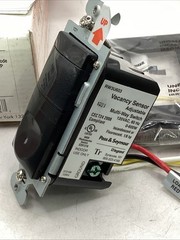 PASS & SEYMOUR RW3U603-BK Wall Sensor Switch & Vacancy Mode 120V BLACK
