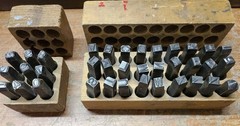 Young Brothers 36pc 3/8″ Letter & Number Stamp Punch Set Alloy Steel Metal