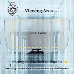 5Pack 0700000802 Clear Front Cover Lens,Replaceable ESAB Sentinel A50 5 Pack
