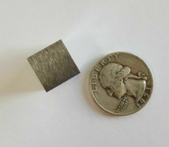 Tungsten Cube 1/2 Inch x 1/2 Inch x 1/2 Inch 99.95% Pure Tungsten Wolfram (W)