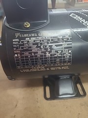 New Yaskawa Motor 0.5 Hp 3 Phase 230/460 RPM 1730