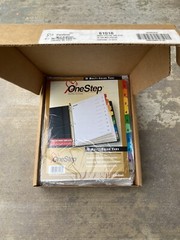 1 Box Cardinal 61018 One Step Indexes – Numbered 1-10 Tabs – Multicolor- 24 Sets