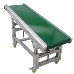 Inclined Belt Conveyor 59”x15.7” Transportation Machine Load 88Lbs 110V 120W