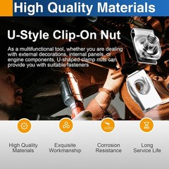 20 Pack 5/16-18 Extruded U-Nuts 304 Stainless Steel U Clip Car Clips Fasteners