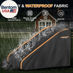 900D Mini Skid Steer Loader Cover, Heavy Duty Waterproof Mini Open Cab Skid Stee