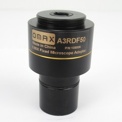 OMAX A3RDF50 0.50X C-MOUNT MICROSCOPE CAMERA ADAPTER/REDUCTION LENS – 108006
