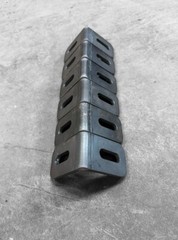 3″ x 3″ x 2″ x 1/4″ STEEL 90° ANGLE BRACKET BRACE (6 pack) with slots