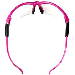 Global Vision Cougar Hot Pink Safety Glasses with Clear Lenses
