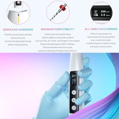Woodpecker Dental Cordless Endo E-COM+ Endo Motor Handpiece W/Reciprocating Mode