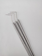 3 Pcs Dental William Probes Color Coated Dental Periodontal Perio Probes